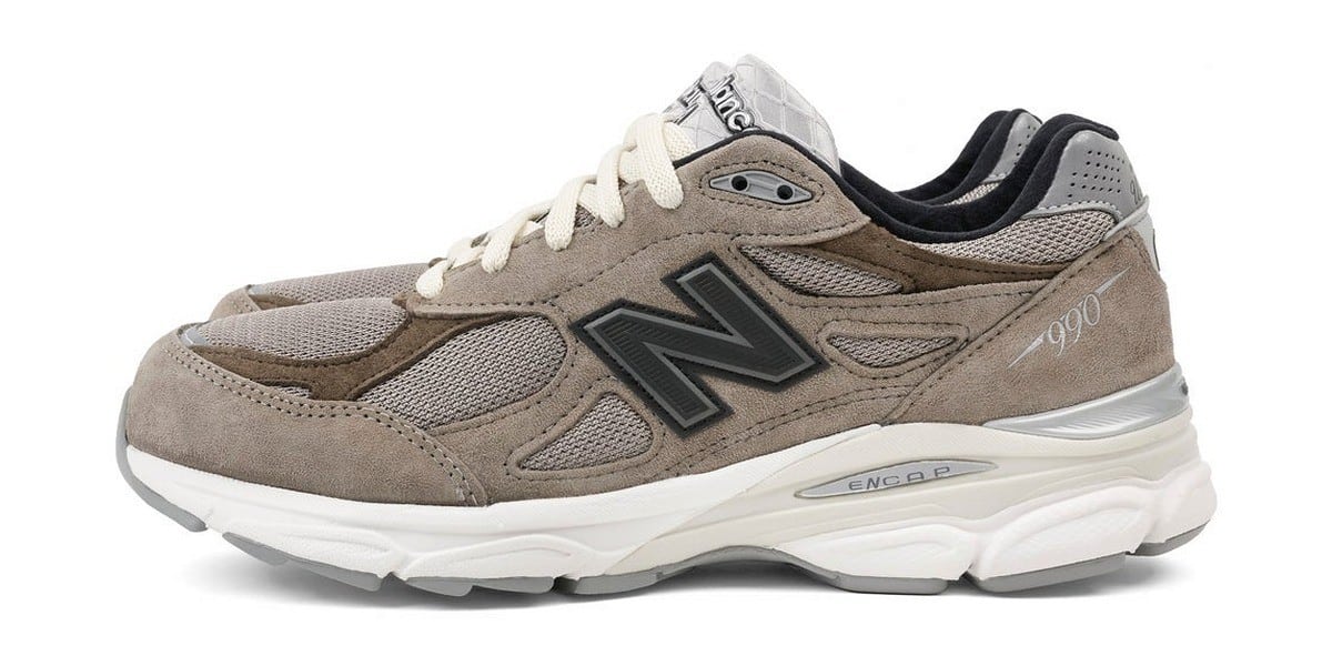 JJJJound x New Balance 990v3 Made in USA 2018 สีน้ำตาล คู่แรกของคอลแลป