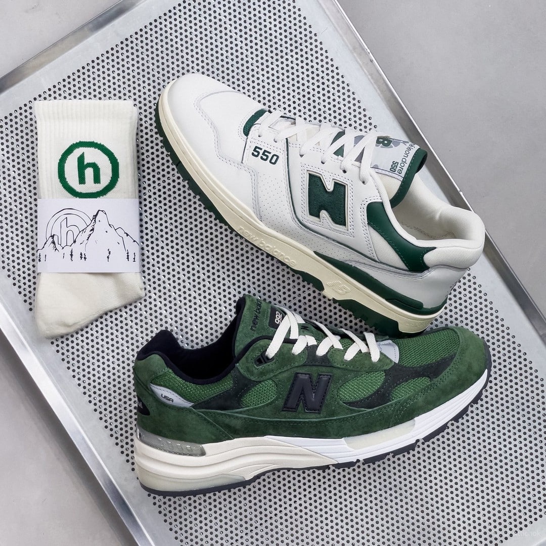 JJJJound x New Balance 992 Made in USA สี Green M992JJ